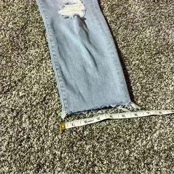 Frame Le High Skinny Distressed Stretch Jeans In Rush Women's Size 28 - Picture 7 of 14